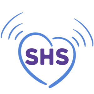 Logo von SHS Hausnotruf in lila