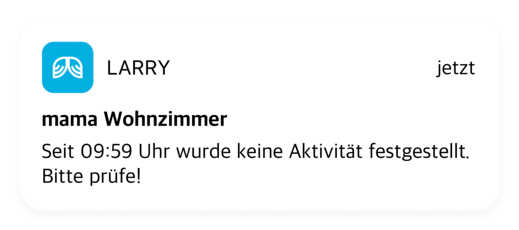 Meet Larry Sensortechnik mit App für Senioren