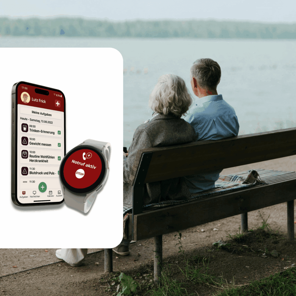 SHS Hausnotruf Smartwatch für Senioren als Alltagshelfer
