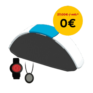 Hausnotruf Luna von von attentive telecare Weiß-Optik