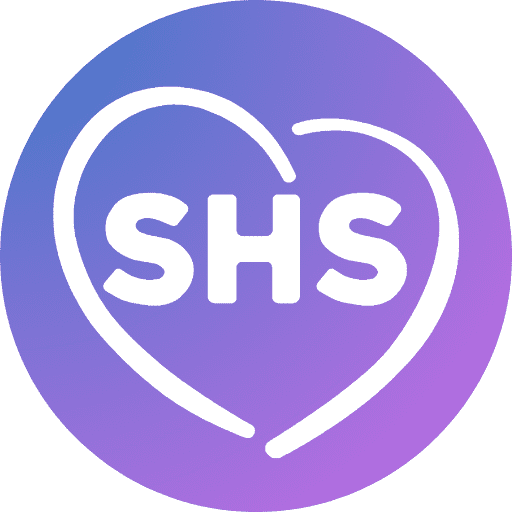 Favicon Herz mit Text Weiss 512 x 512 px