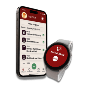 SHS Notruf Smartwatch mit App
