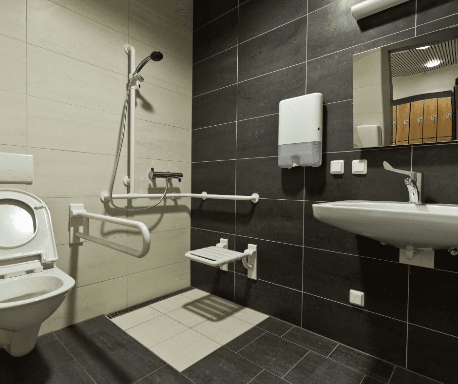 Beispielbild Seniorengerechtes Badezimmer, barrierefrei