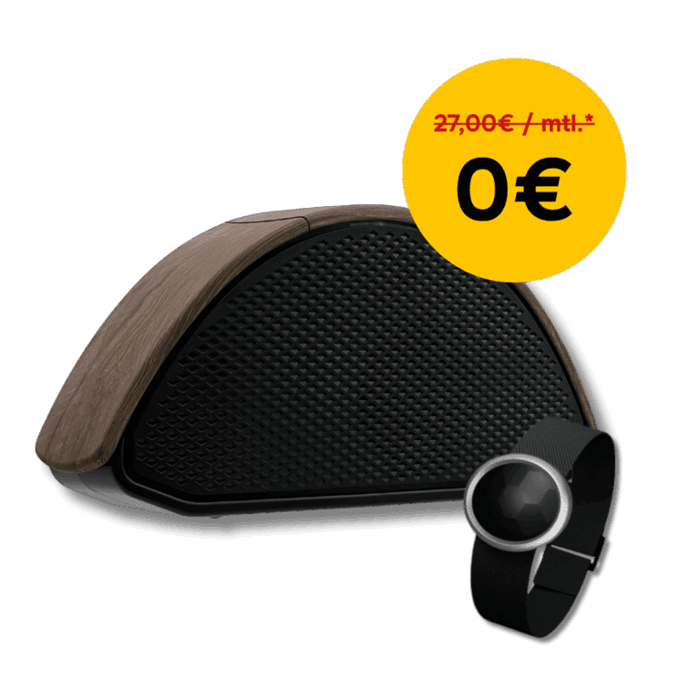 Dunkelholz-Optik Tool Hausnotruf Luna von attentive telecare