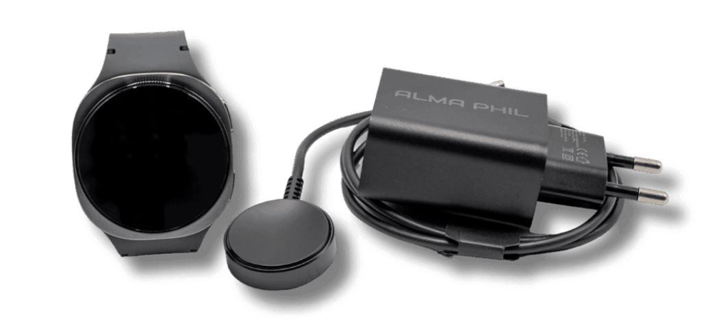 Produktinhalt SHS Smartwatch grau