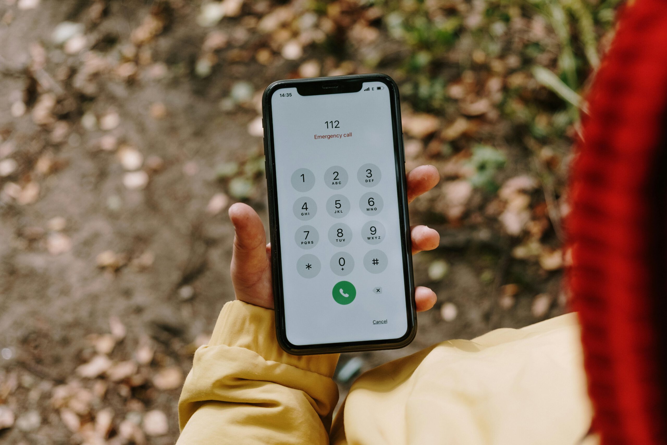 Notruf am Handy - Notrufapp Beispiel