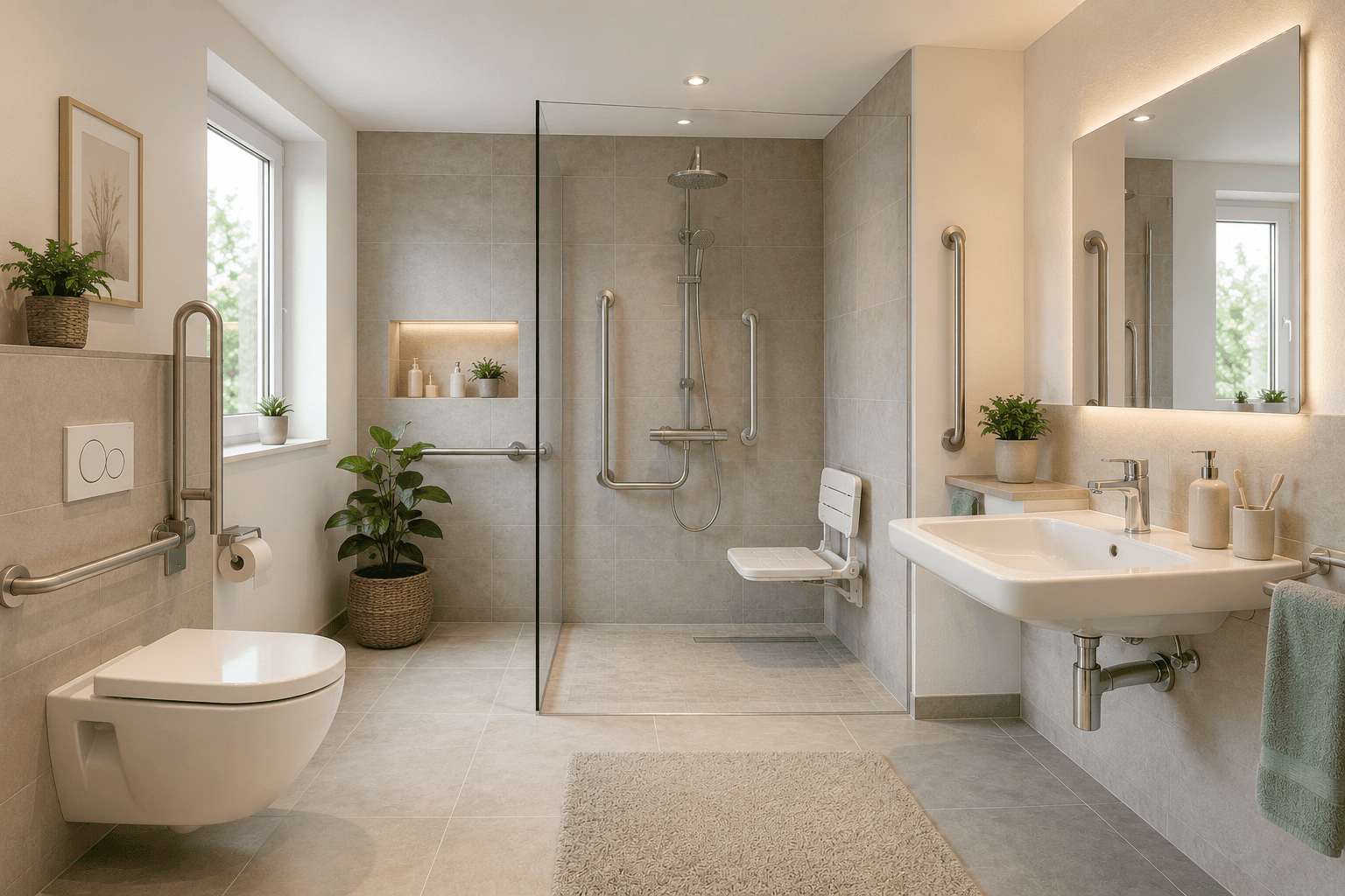 Beispielbild barrierefreies badezimmer