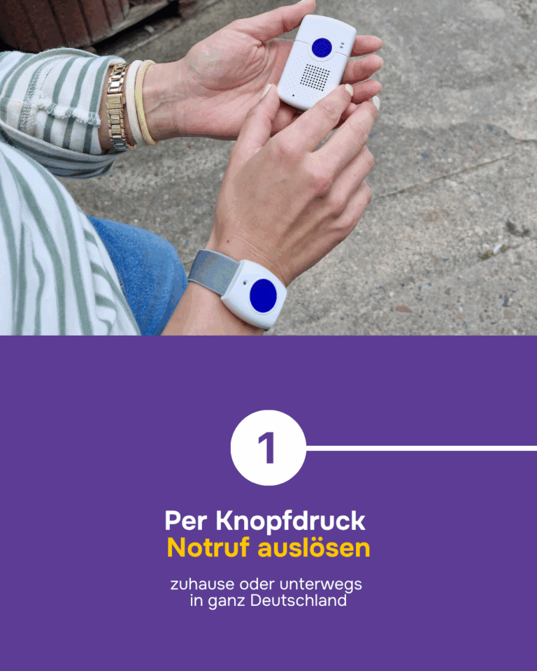 Hausnotruf Mobil auslösen